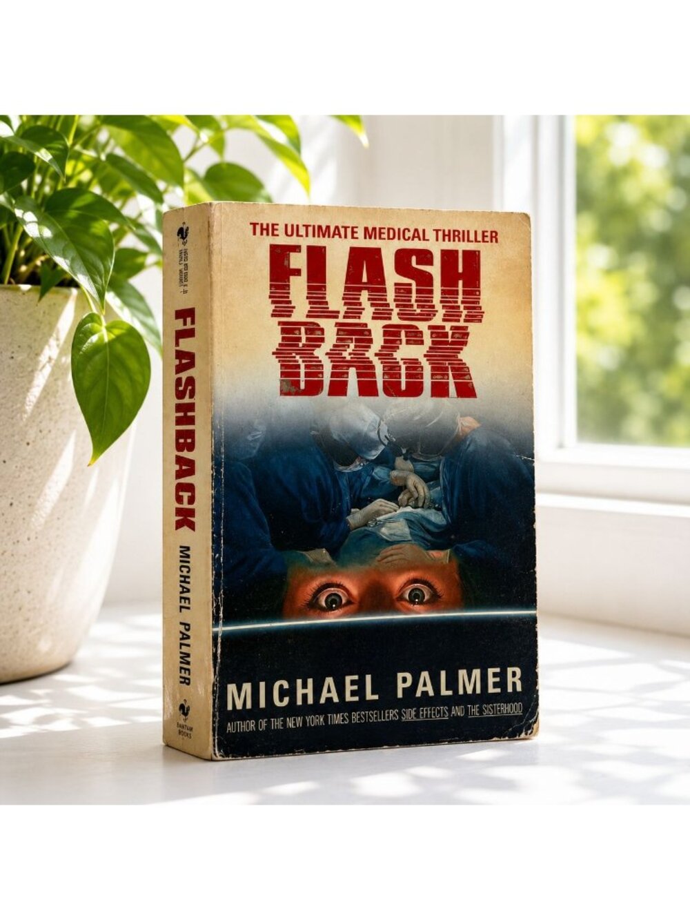 Flashback By Michael Palmer 1988 Bantam Paperback Medical Thriller Novel‎